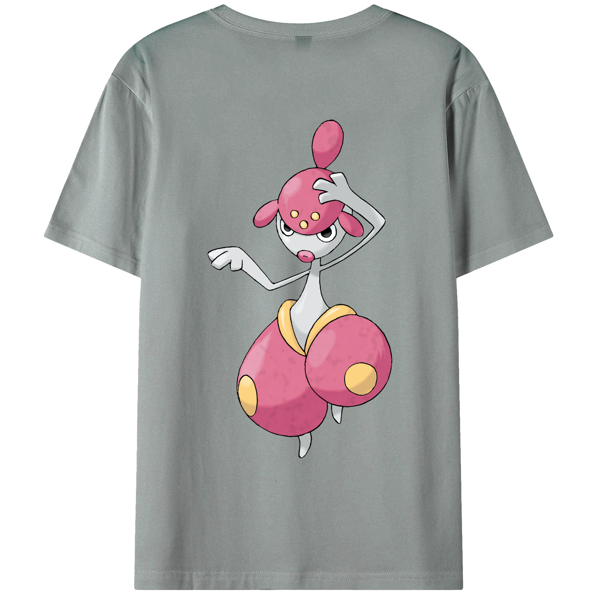（画像用） ポケットモンスター Pokémon 綿100％ メンズ半袖Tシャツ（バックプリント） 通気性